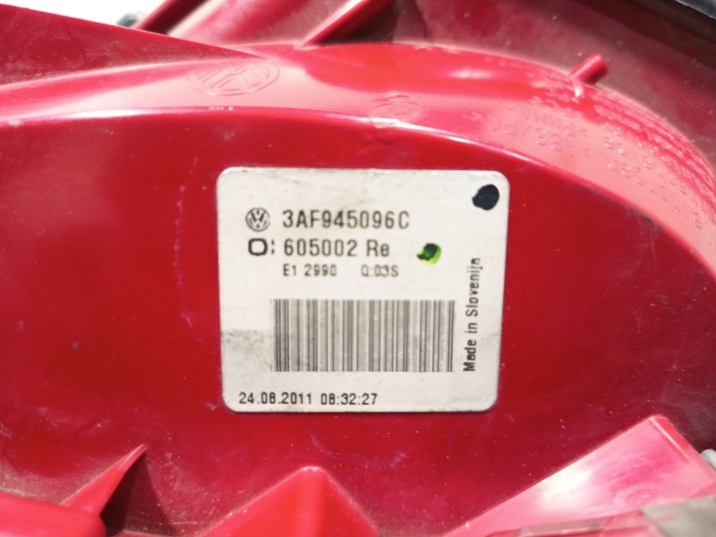 Recambio de piloto trasero derecho para volkswagen passat b7 variant (365) 2.0 tdi referencia OEM IAM 3AF945096C  
