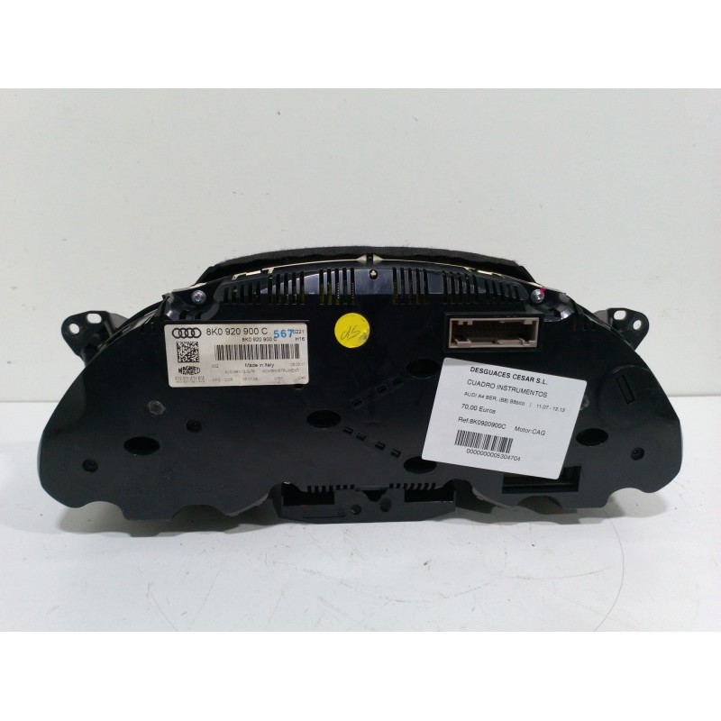 CUADRO INSTRUMENTOS 8K0920900C  - imagen 3