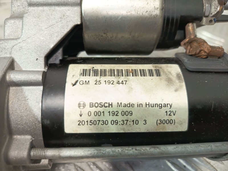 Recambio de motor arranque para opel astra h (a04) 1.7 cdti (l48) referencia OEM IAM 98014743  