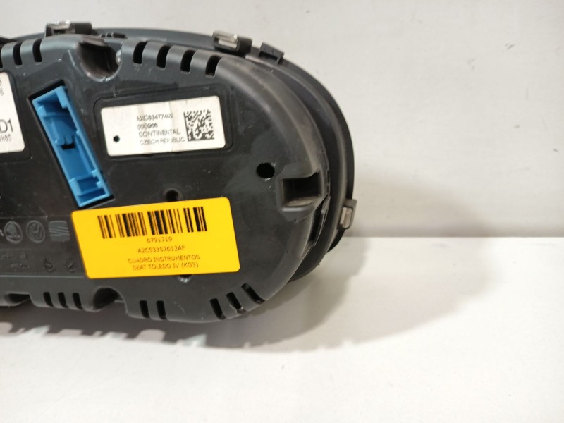 Recambio de cuadro instrumentos para seat toledo iv (kg3) 1.6 tdi referencia OEM IAM A2C53357612AF  