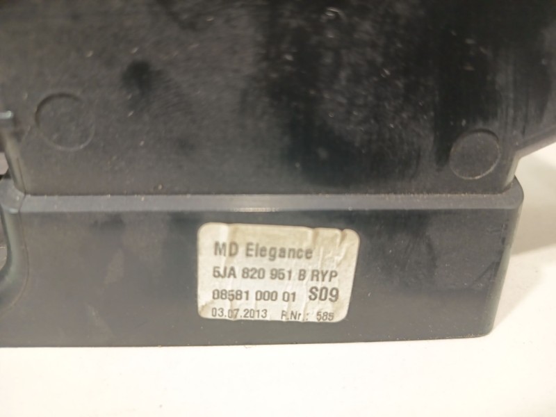 Recambio de aireador central para seat toledo iv (kg3) 1.6 tdi referencia OEM IAM 5JA820951BRYP  