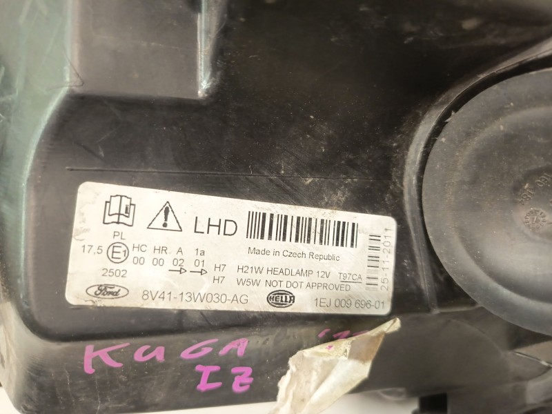 Recambio de faro izquierdo para ford kuga i 2.0 tdci referencia OEM IAM 1717364  