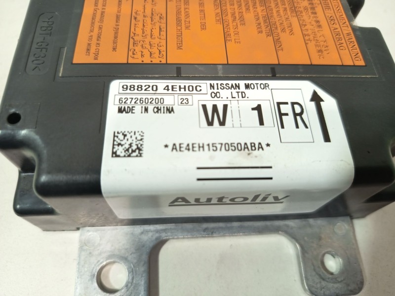 Recambio de centralita airbag para nissan qashqai ii (j11, j11_) 1.6 dci referencia OEM IAM 988204EH0C  