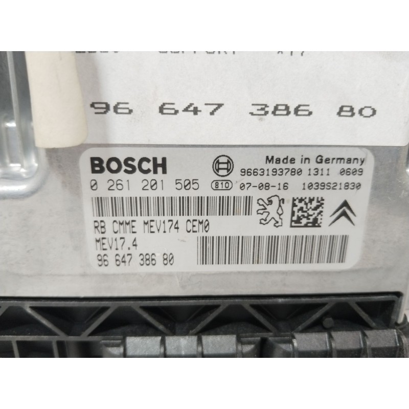 CENTRALITA MOTOR UCE 9663193780  - imagen 4