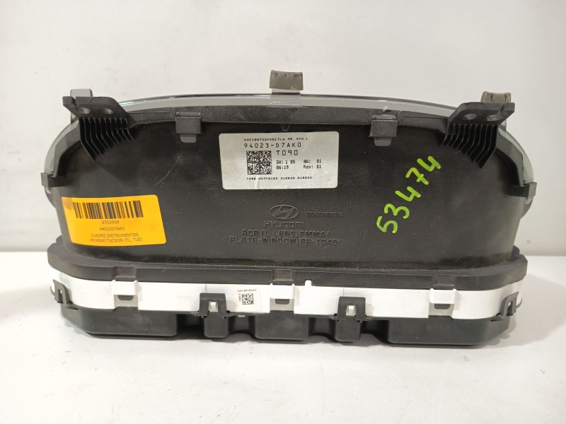 Recambio de cuadro instrumentos para hyundai tucson (tl, tle) 1.6 gdi referencia OEM IAM 94023D7AK0 84710D7AA0TRY 