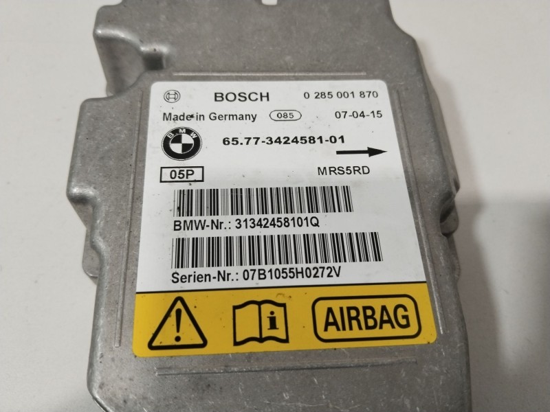 Recambio de centralita airbag para bmw x3 (e83) 2.0 d referencia OEM IAM 31342458101Q 6577342458101 
