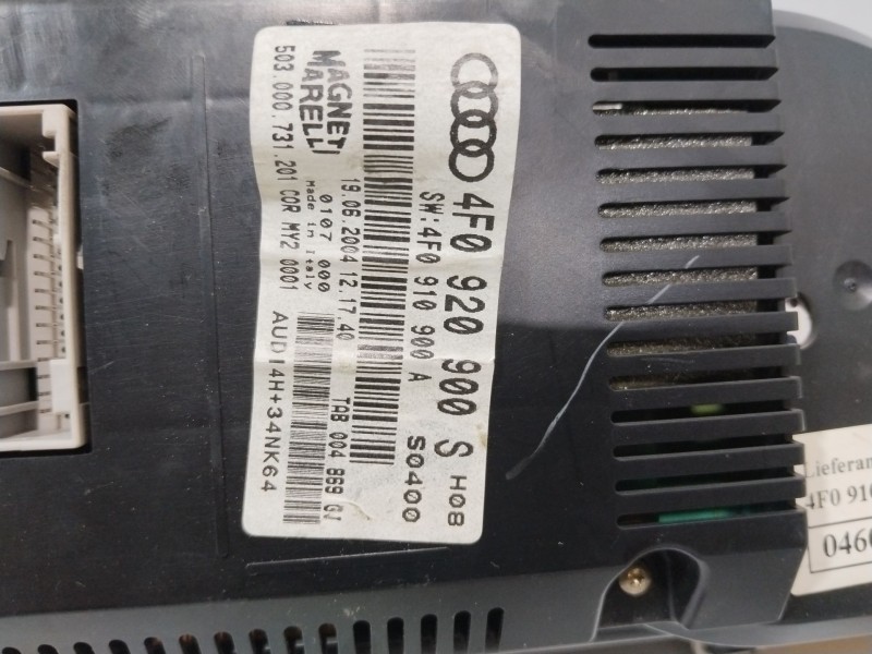 Recambio de cuadro instrumentos para audi a6 berlina (4f2) 3.0 tdi quattro (165kw) referencia OEM IAM 4F0920900S  