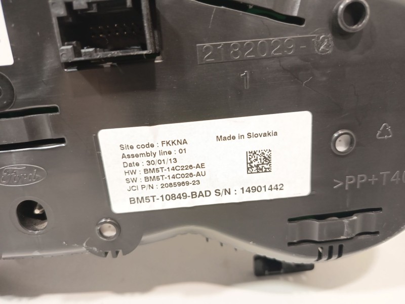 Recambio de cuadro instrumentos para ford focus iv (hn) 1.0 ecoboost referencia OEM IAM BM5T10849BAD  