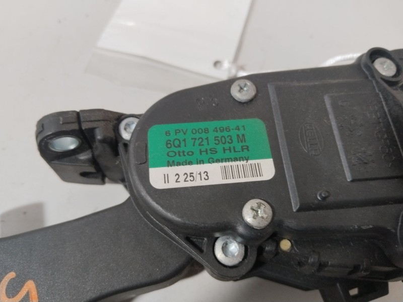 Recambio de pedal acelerador para seat toledo iv (kg3) 1.6 tdi referencia OEM IAM 6R1721503B / 6Q1721503M  