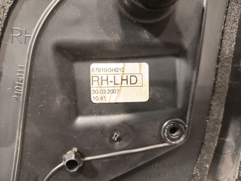 Recambio de espejo retrovisor derecho para citroën c1 (pm_, pn_) 1.0 referencia OEM IAM 879100H010  