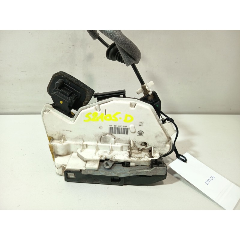 Recambio de cerradura puerta trasera derecha para skoda rapid (nh3, nk3, nk6) 1.6 tdi referencia OEM IAM 5E0839016A  