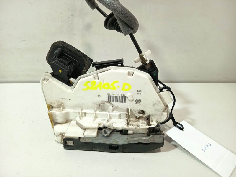 Recambio de cerradura puerta trasera derecha para skoda rapid (nh3, nk3, nk6) 1.6 tdi referencia OEM IAM 5E0839016A  