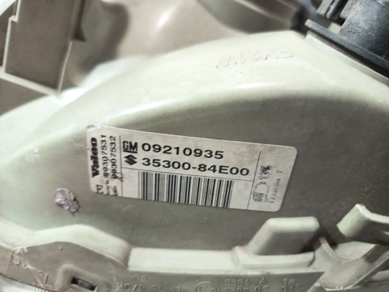Recambio de faro izquierdo para opel agila a (h00) 1.0 (f68) referencia OEM IAM 9199350  