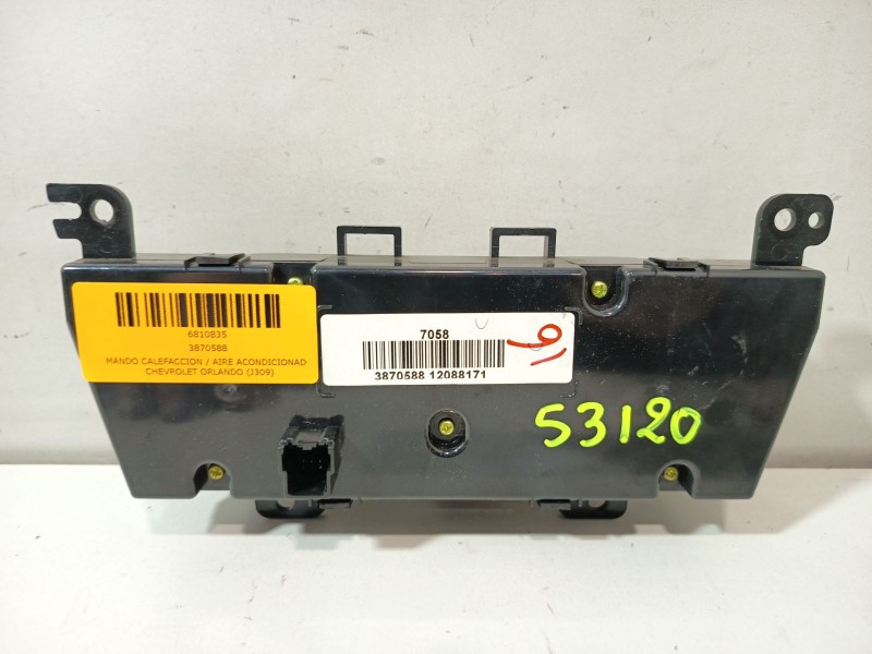 Recambio de mando calefaccion / aire acondicionado para chevrolet orlando (j309) 2.0 d referencia OEM IAM 3870588  