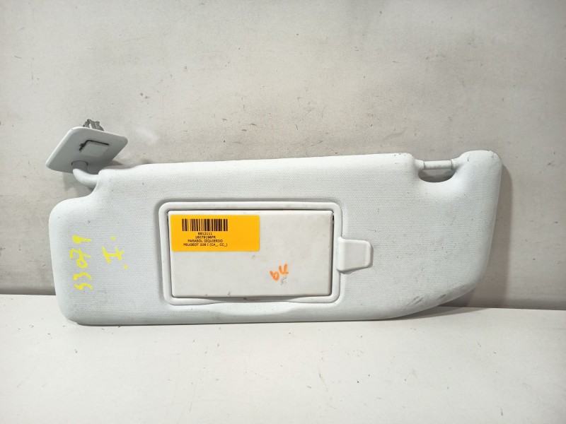 Recambio de parasol izquierdo para peugeot 208 i (ca_, cc_) 1.2 vti 82 referencia OEM IAM 16079196PR  