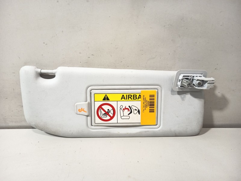 Recambio de parasol derecho para peugeot 208 i (ca_, cc_) 1.2 vti 82 referencia OEM IAM 16079196PR  
