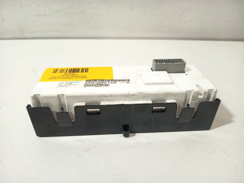 Recambio de pantalla multifuncion para renault megane iii coupe dynamique referencia OEM IAM 6JH945094E  
