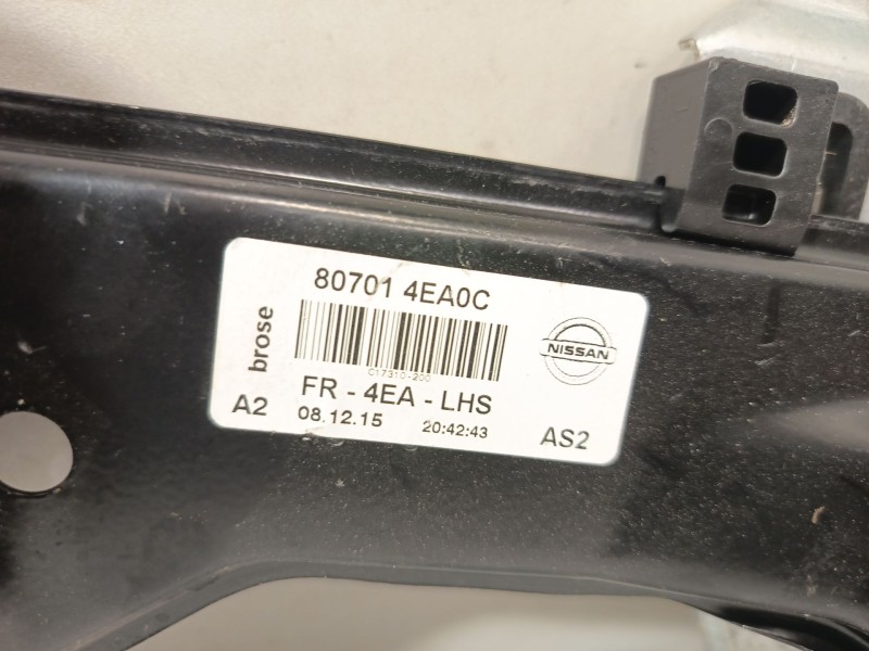 Recambio de elevalunas delantero izquierdo para nissan qashqai ii (j11, j11_) 1.5 dci referencia OEM IAM 807014EA3C  