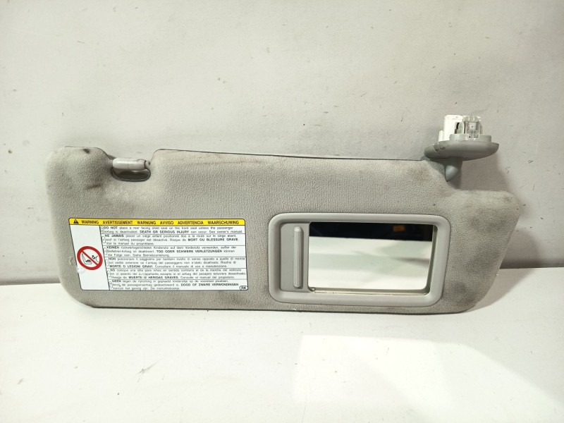 Recambio de parasol derecho para toyota prius (_w3_) 1.8 hybrid (zvw3_) referencia OEM IAM 7431047200B0  