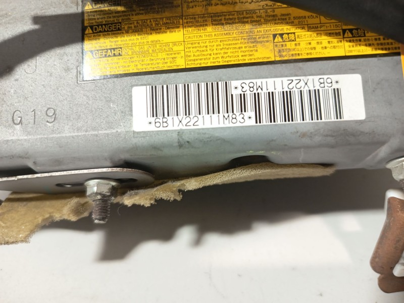 Recambio de airbag delantero izquierdo para toyota prius (_w3_) 1.8 hybrid (zvw3_) referencia OEM IAM 6B1X22111M83 4513047100C0 