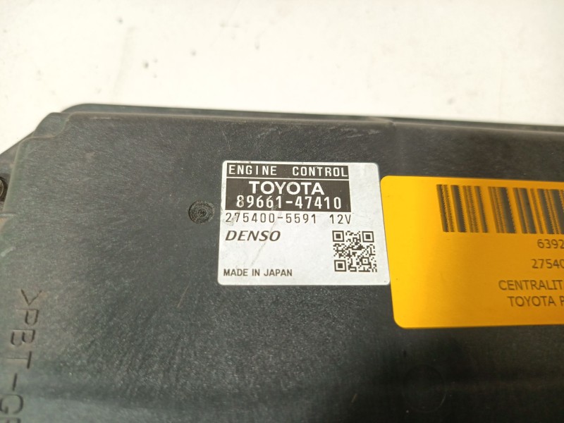 Recambio de centralita motor uce para toyota prius (_w3_) 1.8 hybrid (zvw3_) referencia OEM IAM 2754005591  
