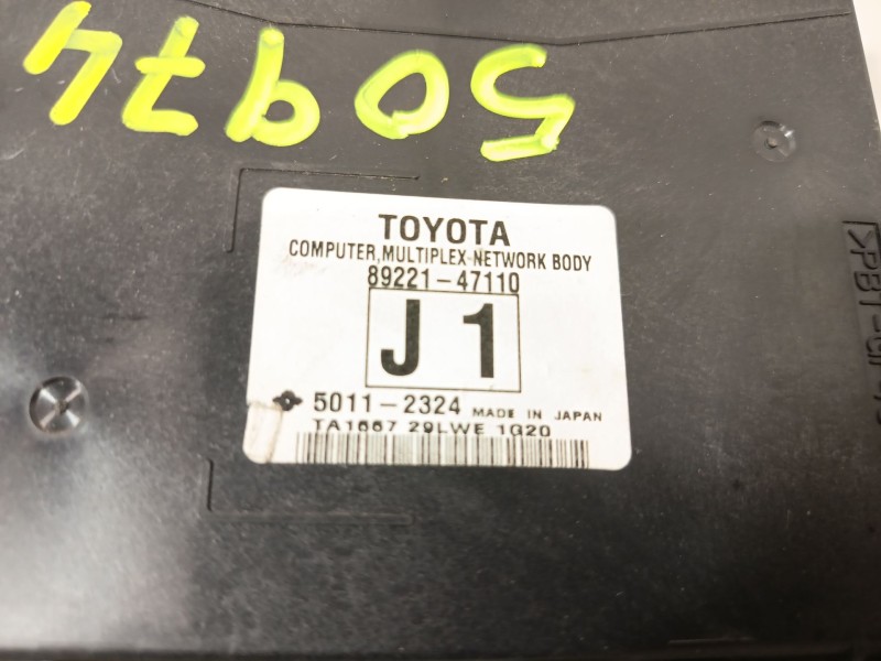 Recambio de modulo electronico para toyota prius (_w3_) 1.8 hybrid (zvw3_) referencia OEM IAM 8922147110  