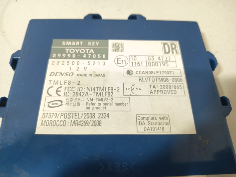 Recambio de modulo electronico para toyota prius (_w3_) 1.8 hybrid (zvw3_) referencia OEM IAM 8999047050  