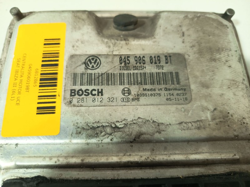 Recambio de centralita motor uce para seat ibiza iii (6l1) 1.4 tdi referencia OEM IAM 045906019BT  