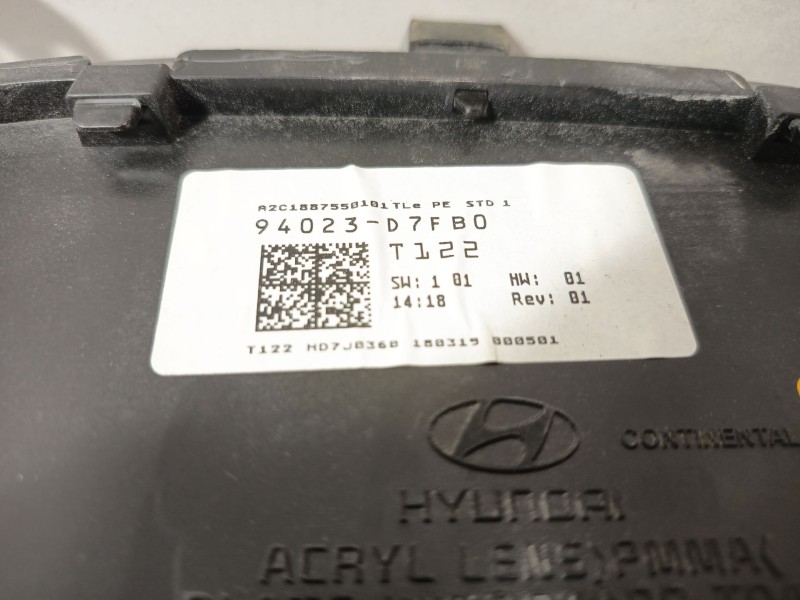 Recambio de cuadro instrumentos para hyundai tucson (tl, tle) 1.6 gdi referencia OEM IAM 94023D7FB0  