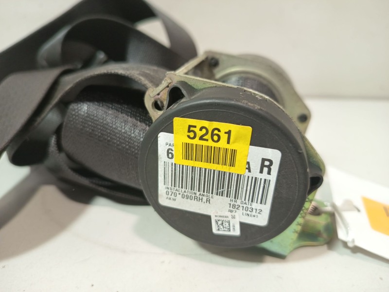 Recambio de cinturon seguridad trasero derecho para chevrolet orlando (j309) 2.0 d referencia OEM IAM 13365261  