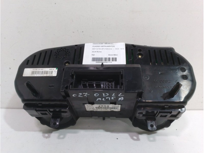 Recambio de cuadro instrumentos para seat altea (5p1) reference referencia OEM IAM 5P0920802F  