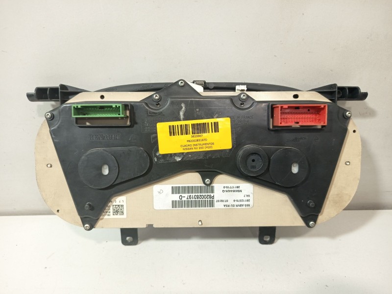 Recambio de cuadro instrumentos para nissan nv 200 (m20) 1.5 dci cat referencia OEM IAM P8200283197D  