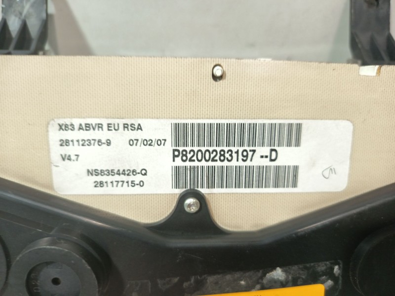 Recambio de cuadro instrumentos para nissan nv 200 (m20) 1.5 dci cat referencia OEM IAM P8200283197D  