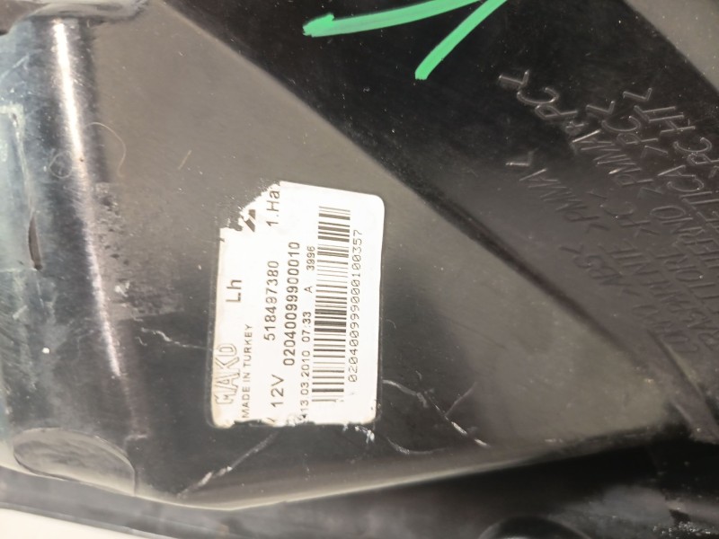 Recambio de piloto trasero izquierdo para fiat grande punto (199_) 1.6 d multijet referencia OEM IAM 518497380  