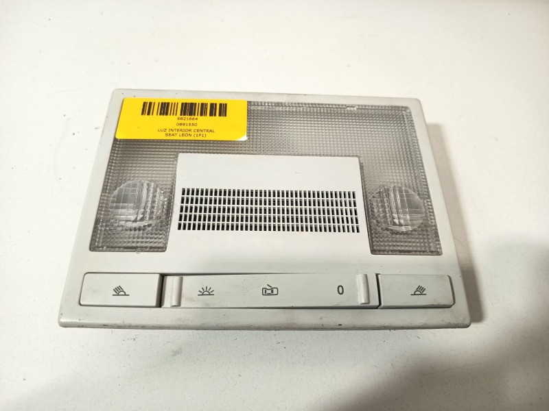 Recambio de luz interior central para seat leon (1p1) 2.0 tdi 16v referencia OEM IAM 0891550  