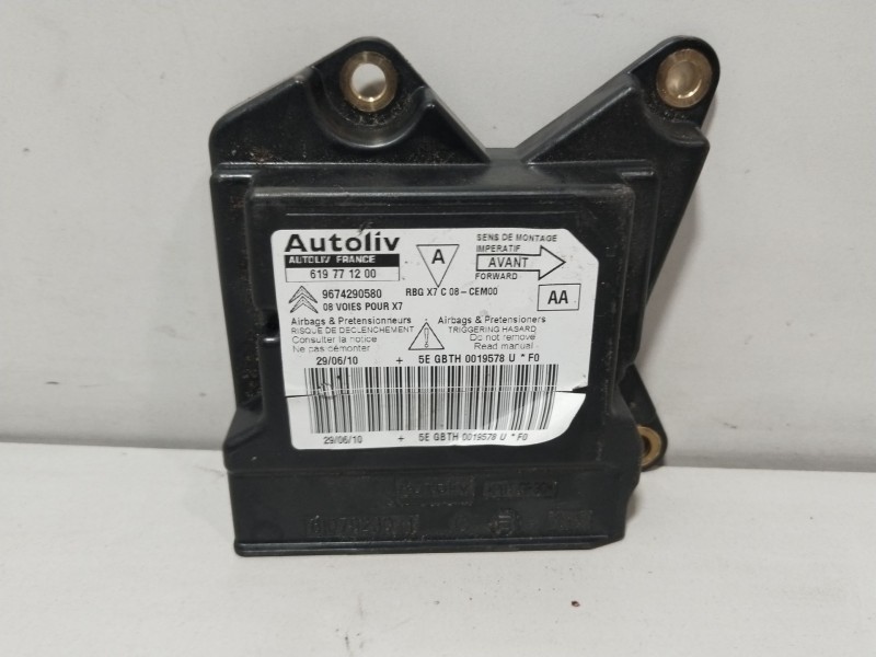 Recambio de centralita airbag para citroën c5 iii (rd_) 2.0 hdi 165 referencia OEM IAM 9674290580  