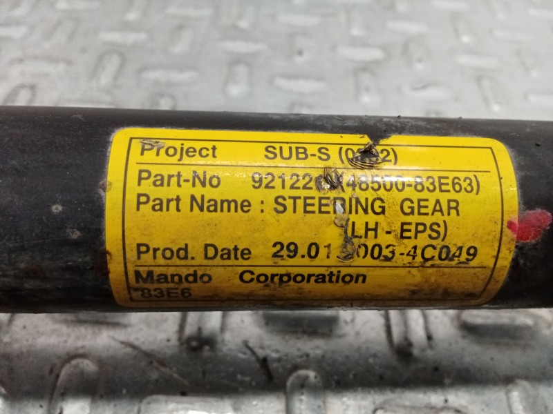 Recambio de cremallera direccion para opel agila básico referencia OEM IAM  9212246500 
