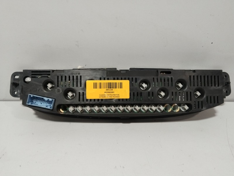 Recambio de cuadro instrumentos para citroën xsara picasso 1.6 hdi 90 exclusive referencia OEM IAM 9655660980  