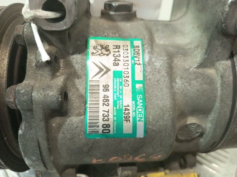 Recambio de compresor aire acondicionado para citroën c2 (jm_) 1.4 hdi referencia OEM IAM 9646273380  
