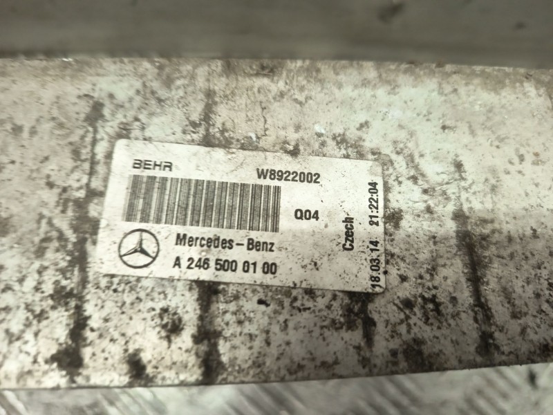 Recambio de intercooler para mercedes-benz cla coupé (c117) cla 200 cdi (117.301) referencia OEM IAM 2465000100  