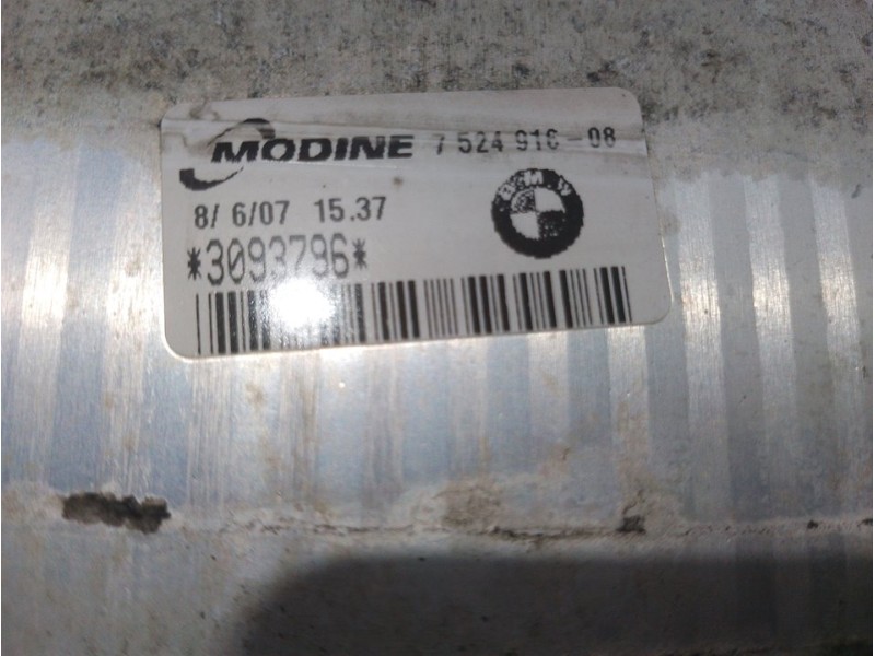 Recambio de intercooler para bmw serie 1 berlina (e81/e87) 118i referencia OEM IAM 752491608 752491608 3093796