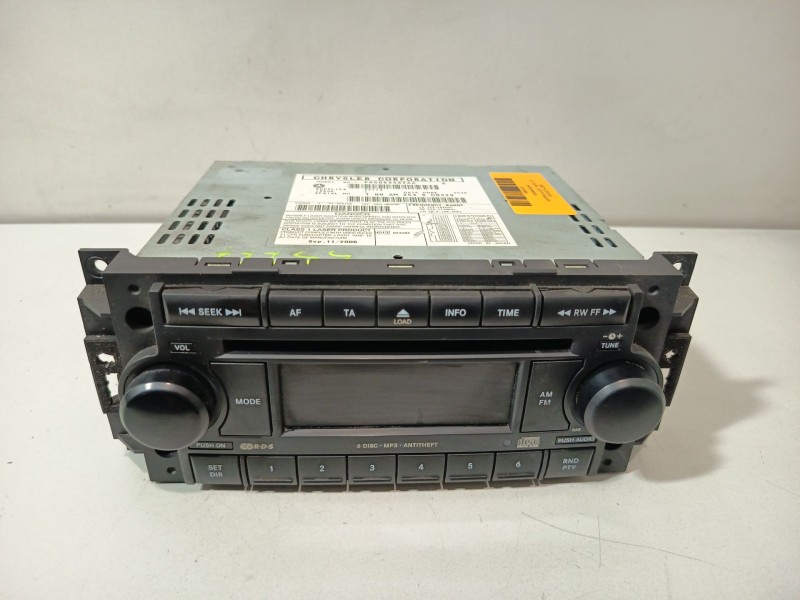 Recambio de sistema audio / radio cd para dodge caliber 2.0 crd referencia OEM IAM P05064362AA  