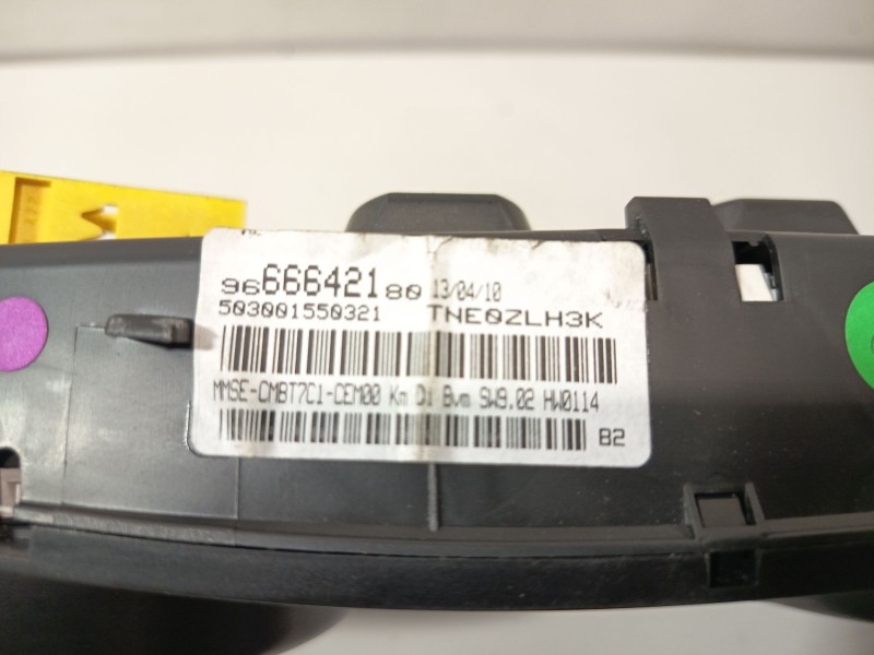 Recambio de cuadro instrumentos para peugeot 308 sw i (4e_, 4h_) 1.6 hdi referencia OEM IAM 9666642180  