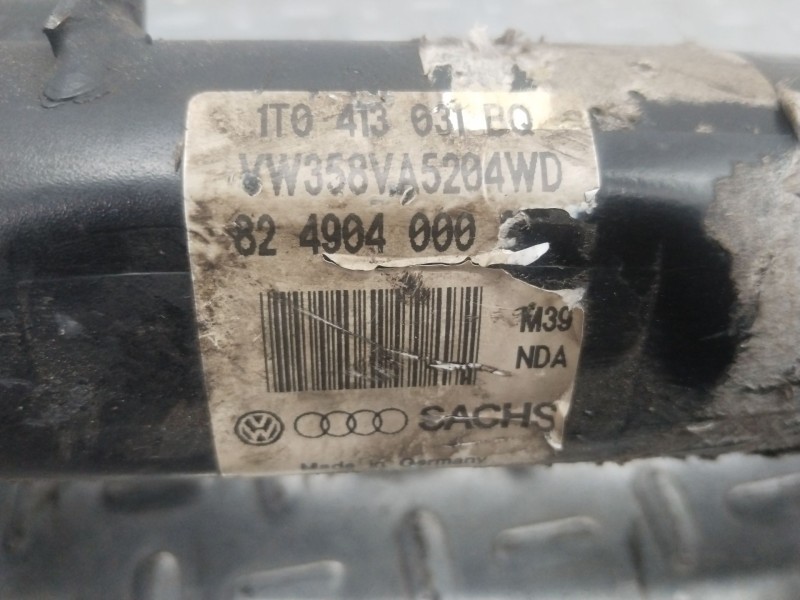 Recambio de amortiguador delantero izquierdo para volkswagen touran (1t1) advance referencia OEM IAM 1T0413031BQ  