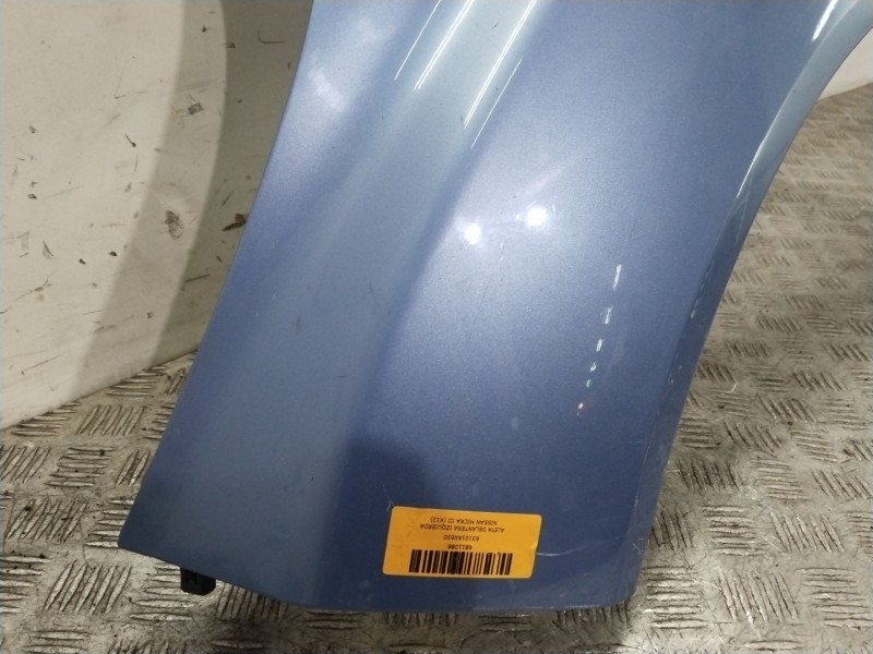 Recambio de aleta delantera izquierda para nissan micra iii (k12) 1.2 16v referencia OEM IAM 63101AX630  