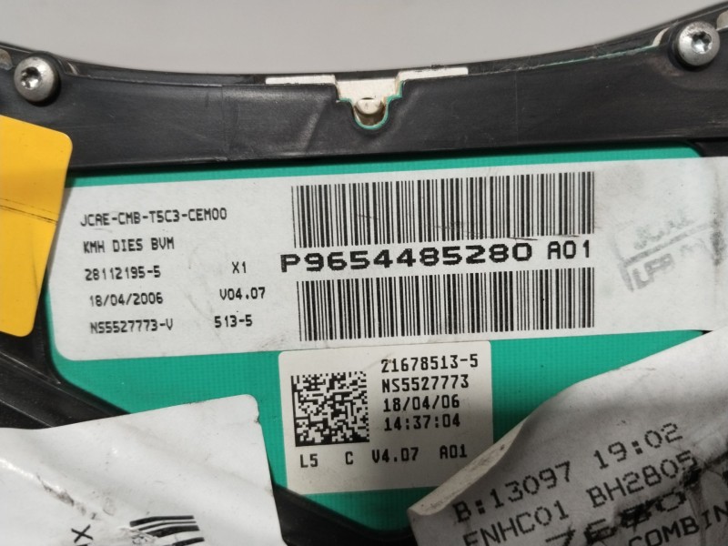 Recambio de cuadro instrumentos para peugeot 307 berlina (s2) xs referencia OEM IAM 6103K1  