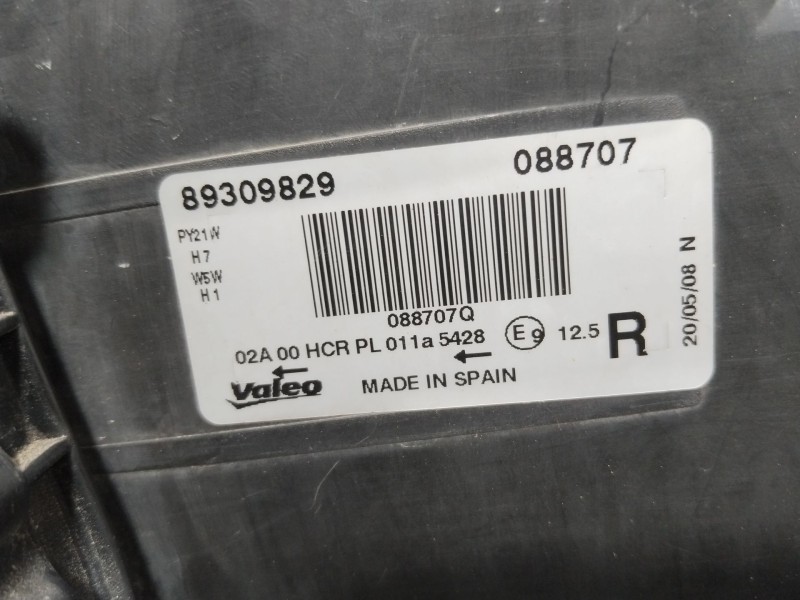Recambio de faro derecho para seat altea xl (5p5, 5p8) 1.9 tdi referencia OEM IAM 5P1941006E 89309829 