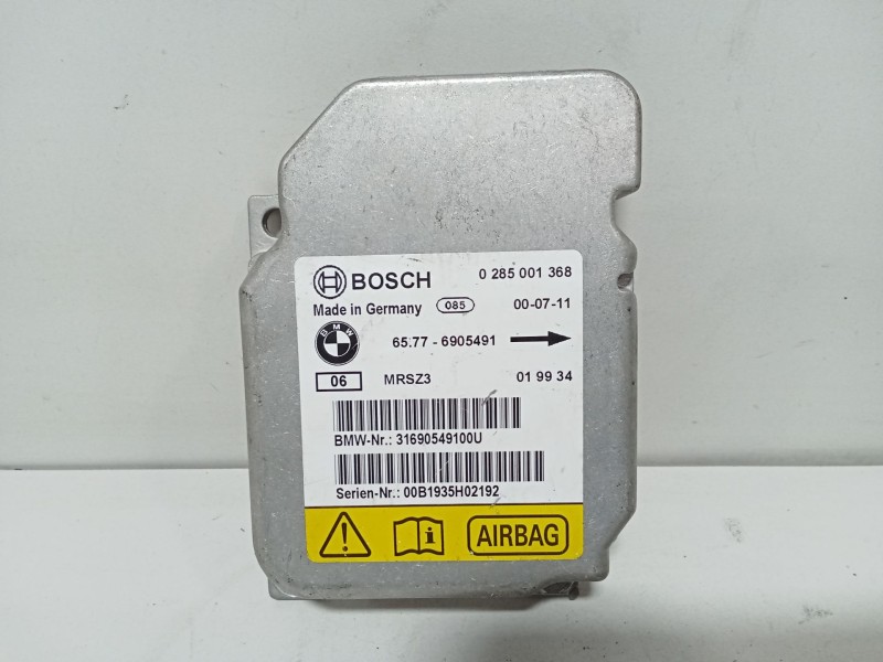 Recambio de centralita airbag para bmw serie 3 berlina (e46) 316i referencia OEM IAM 0285001368 65776905491 
