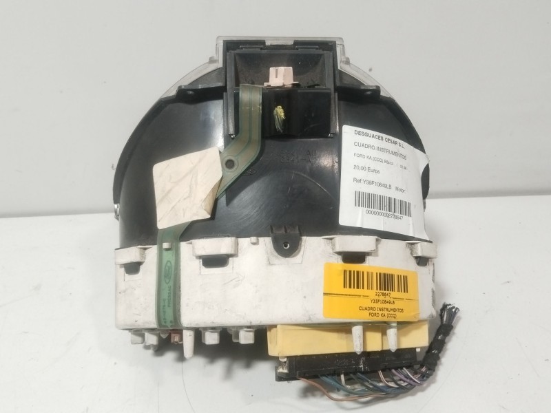 Recambio de cuadro instrumentos para ford ka (ccq) básico referencia OEM IAM Y35F10849LB  