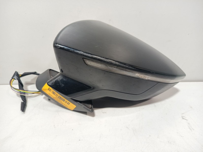 Recambio de espejo retrovisor izquierdo para seat leon (5f1) 1.5 tgi referencia OEM IAM 5F1857507N  ELECTRICO